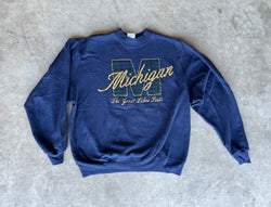 Vintage Michigan Crewneck-T1